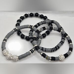 Hand Beaded Bracelet Stacks